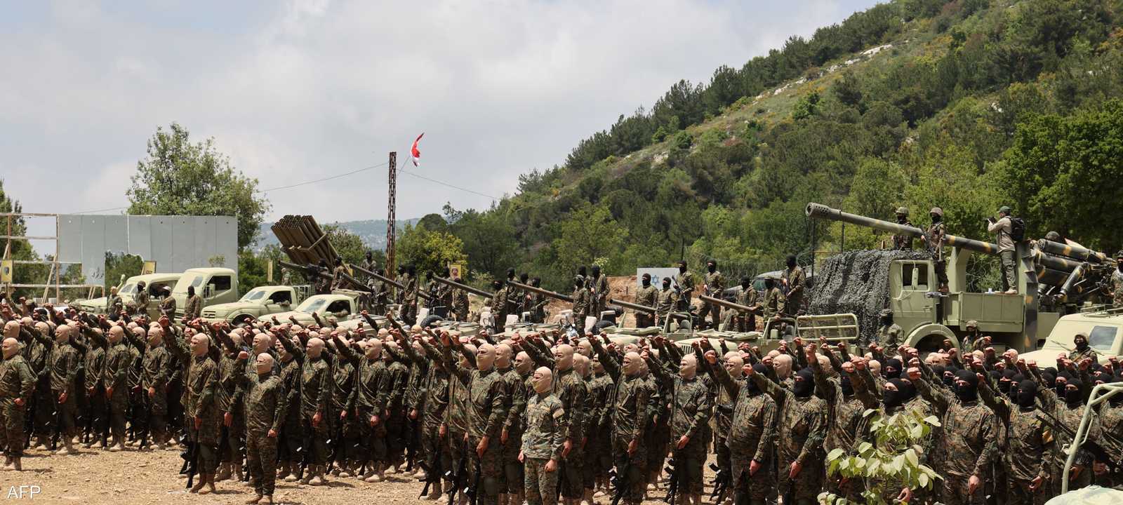 أرشيفية لعرض عسكري لحزب الله اللبناني