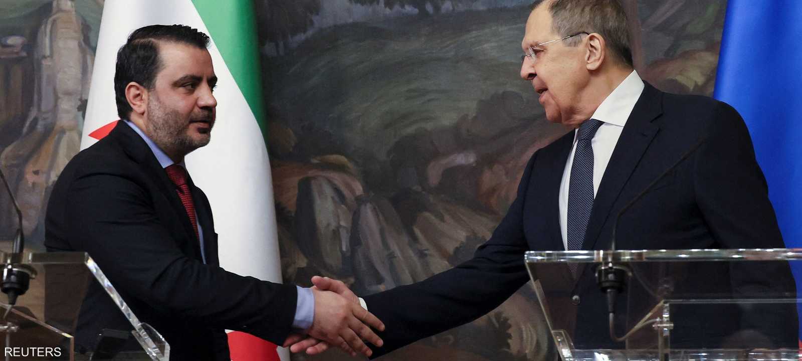 لقاء بين الشيباني ولافروف