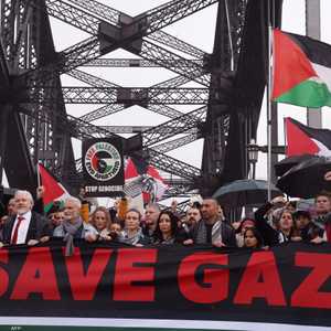 مسيرة حاشدة مؤيدة للفلسطينيين في سيدني