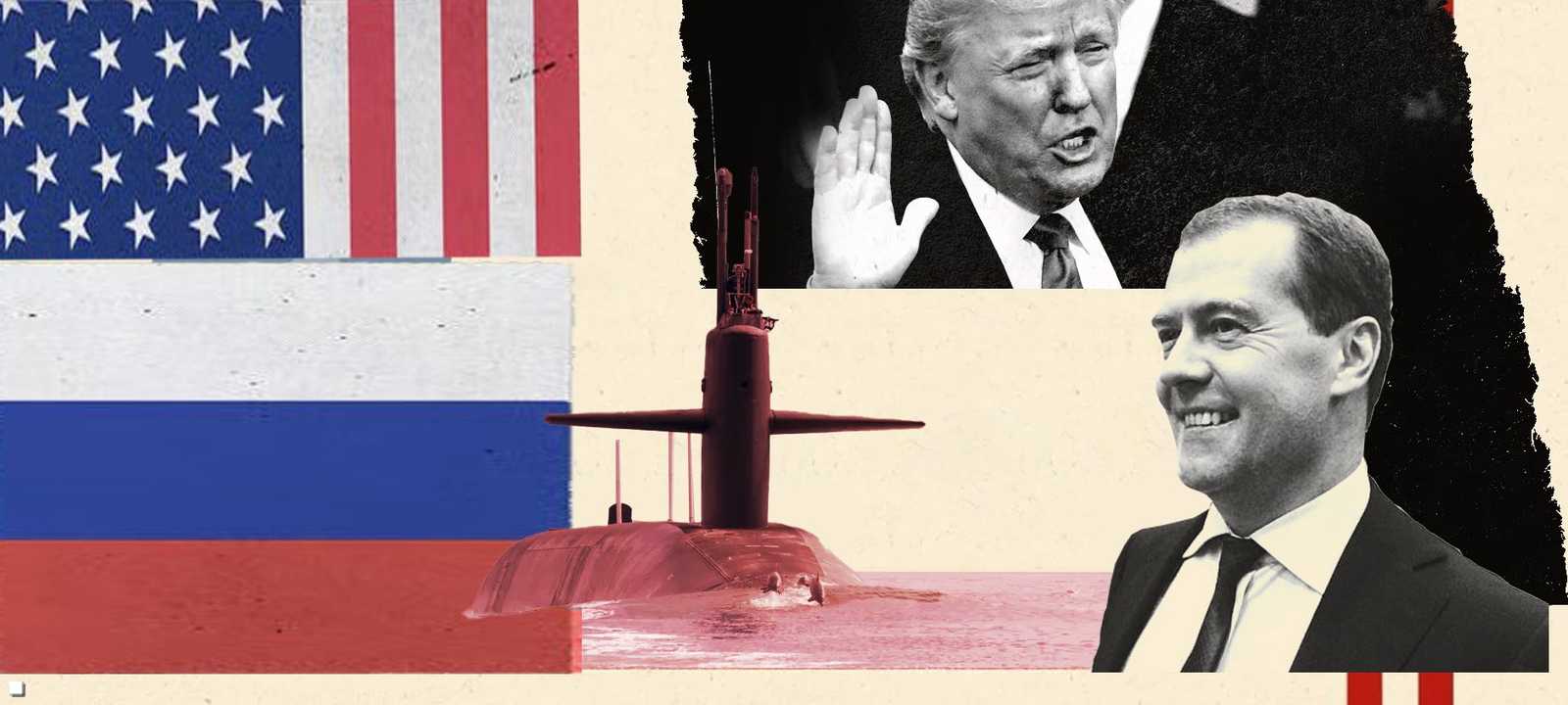 سجال ترامب ومدفيديف