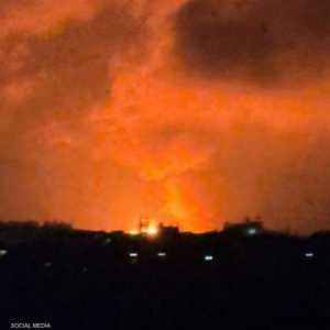 غارات عنيفة على مواقع لحزب الله في جنوب لبنان