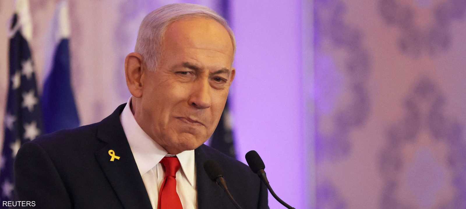 رئيس الوزراء الإسرائيلي بنيامين نتنياهو