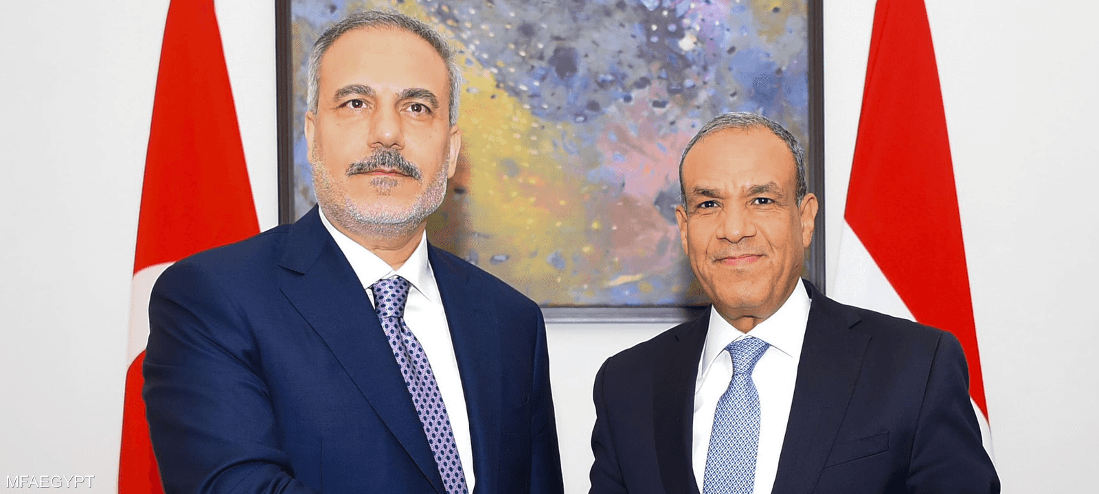 وزيرا خارجية مصر وتركيا