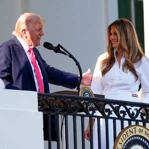 الرئيس الأميركي دونالد ترامب وزوجته ميلانيا