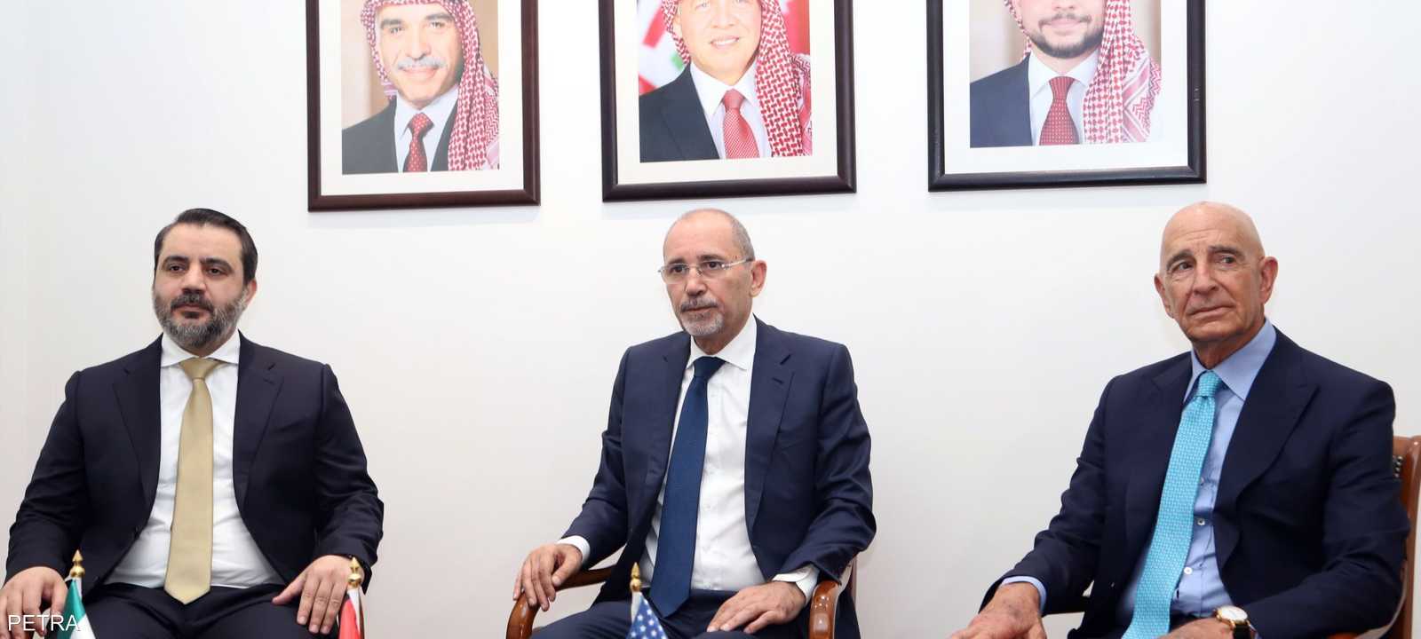 توم براك وأسعد الشيباني وأيمن الصفدي