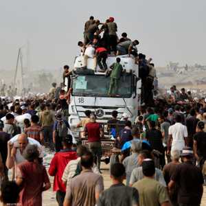 يعاني قطاع غزة من نقص حاد في الغذاء.. أرشيفية