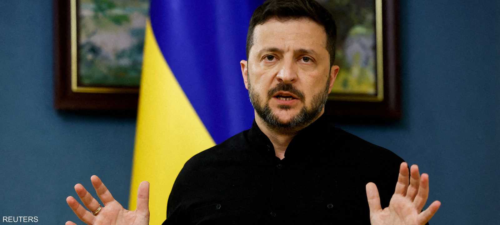 الرئيس الأوكراني فولوديمير زيلينسكي