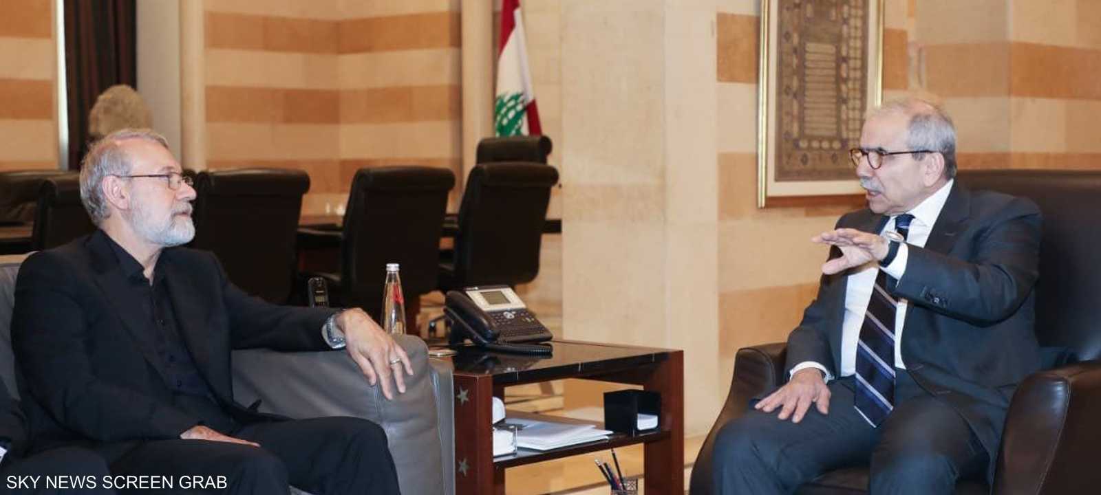 لقاء سلام مع لاريجاني