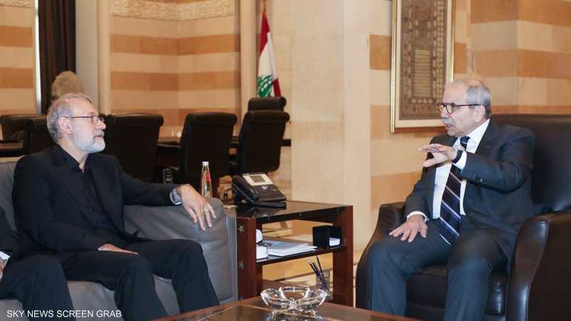 لقاء سلام مع لاريجاني