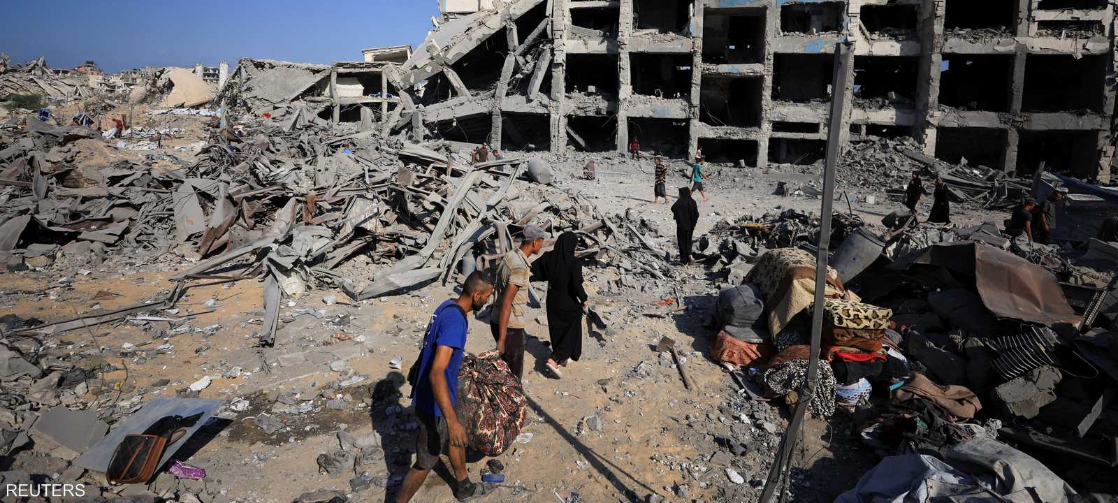 دمار واسع في غزة بسبب العملية العسكرية الإسرائيلية المستمرة