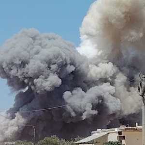 انفجار مستودع أسلحة في إدلب