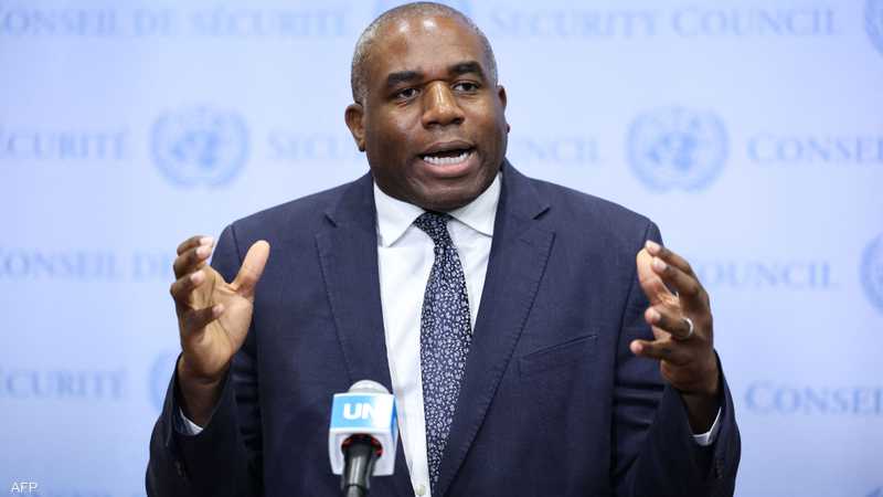 وزير الخارجية البريطاني ديفيد لامي