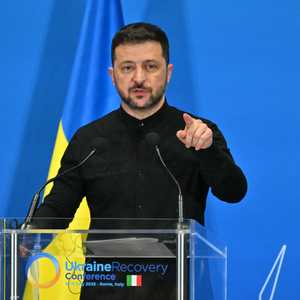 الرئيس الأوكراني فولوديمير زيلينسكي