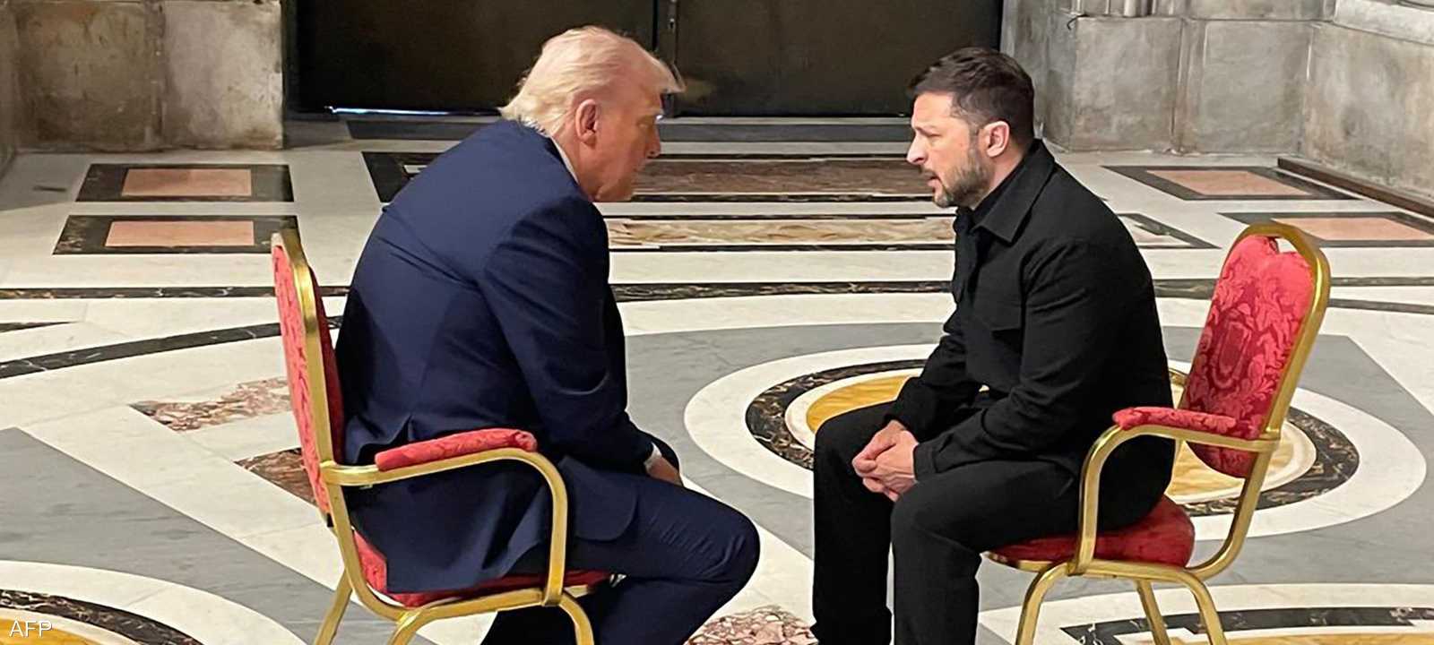 لقاء سابق بين ترامب وزيلينسكي