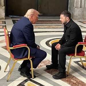 لقاء سابق بين ترامب وزيلينسكي