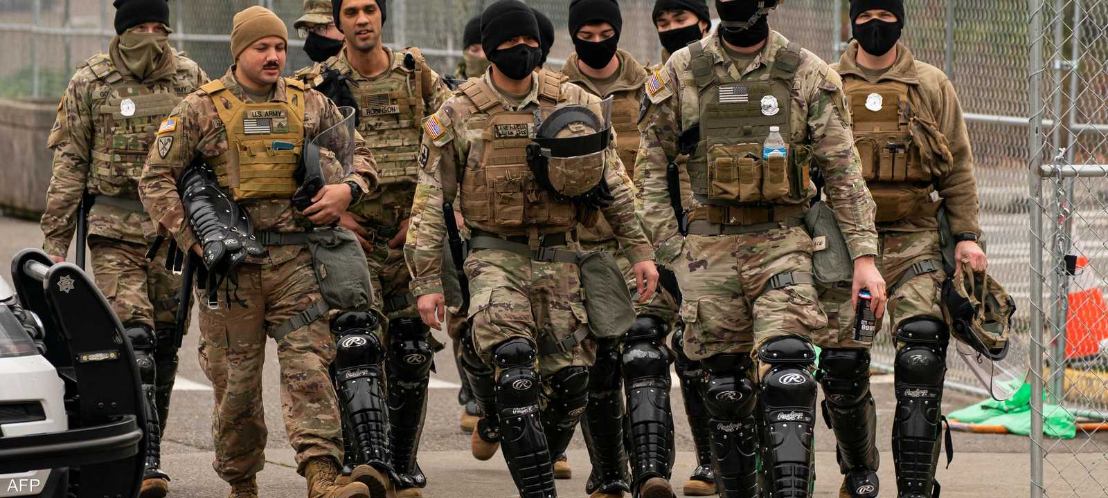 عناصر من الحرس الوطني أمام مبنى الكابيتول (أرشيفية)