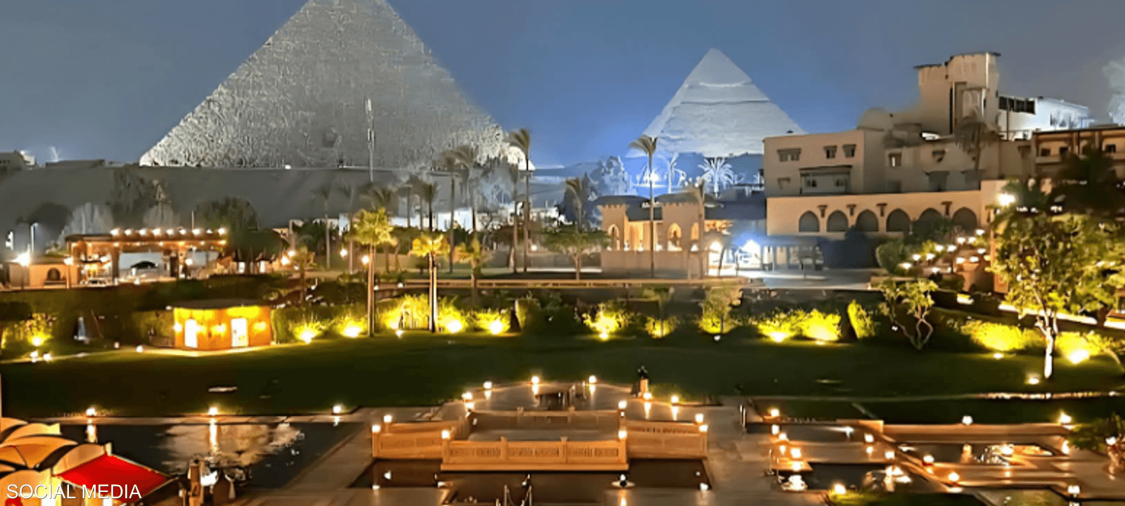 مجسم للمتحف المصري الكبير