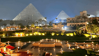 مجسم للمتحف المصري الكبير
