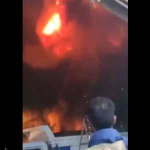 جانب من الانفجار