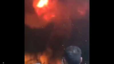 فيديو.. قصف إسرائيلي على محطة كهرباء في صنعاء
