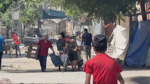 نزوح سكان حي الزيتون في غزة عقب عملية عسكرية إسرائيلية