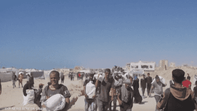 إسرائيل تستعد لنقل الفلسطينيين إلى جنوبى غزة