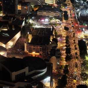 خرج متظاهرون الأحد إلى الشوارع في كل أنحاء إسرائيل