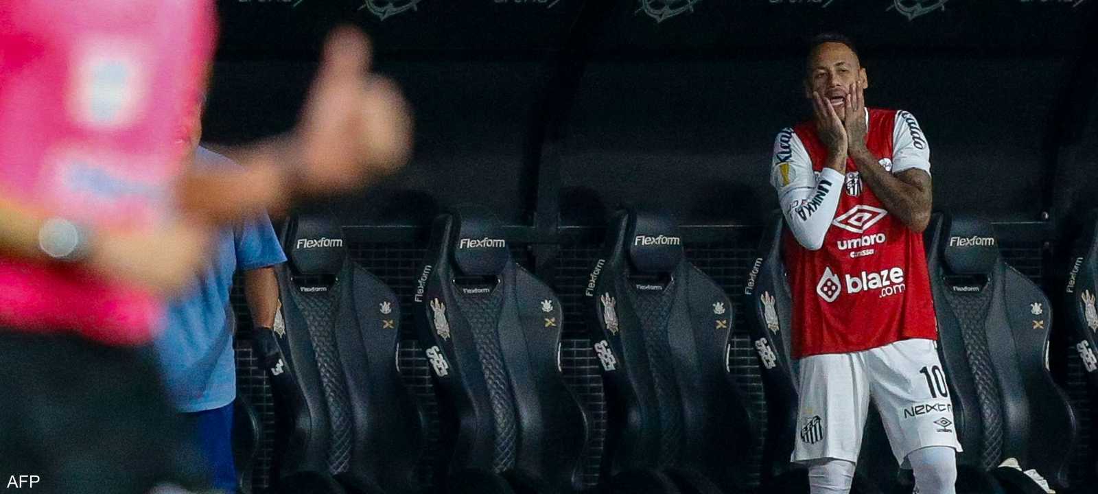 نيمار لاعب سانتوس البرازيلي