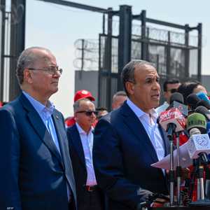 الوزير بدر عبد العاطي ورئيس الوزراء الفلسطيني محمد مصطفى