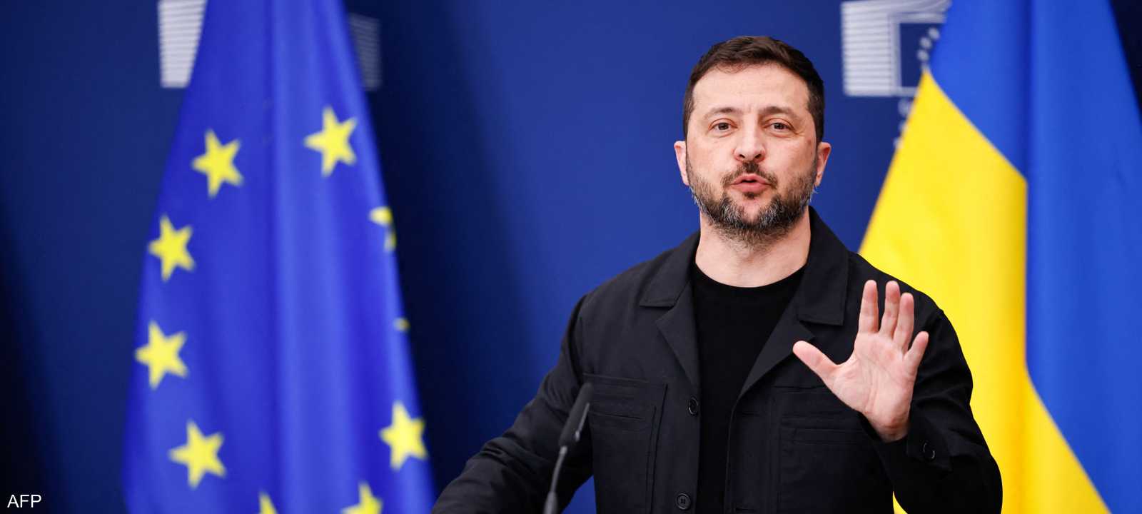 الرئيس الأوكراني فولوديمير زيلينسكي
