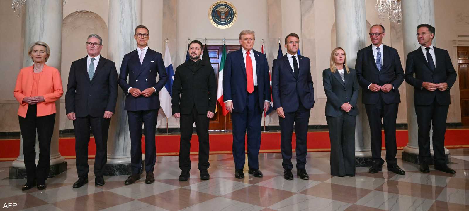 قبل الاجتماع بين ترامب وزيلينسكي وقادة أوروبا