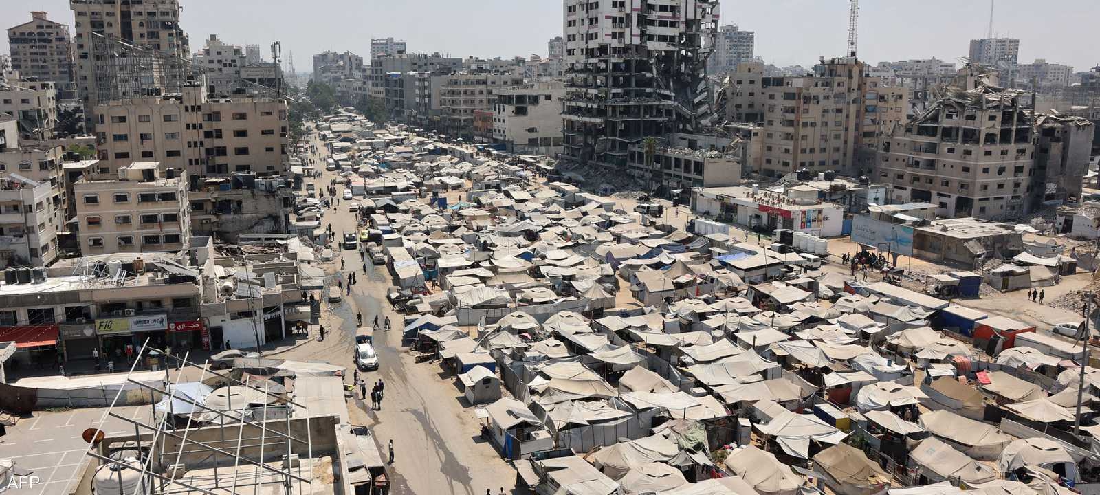 مشهد من مدينة غزة