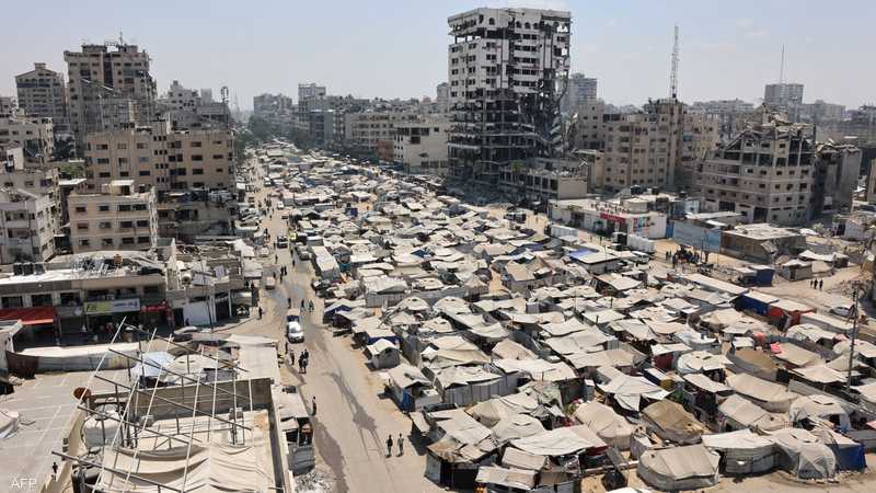 مشهد من مدينة غزة