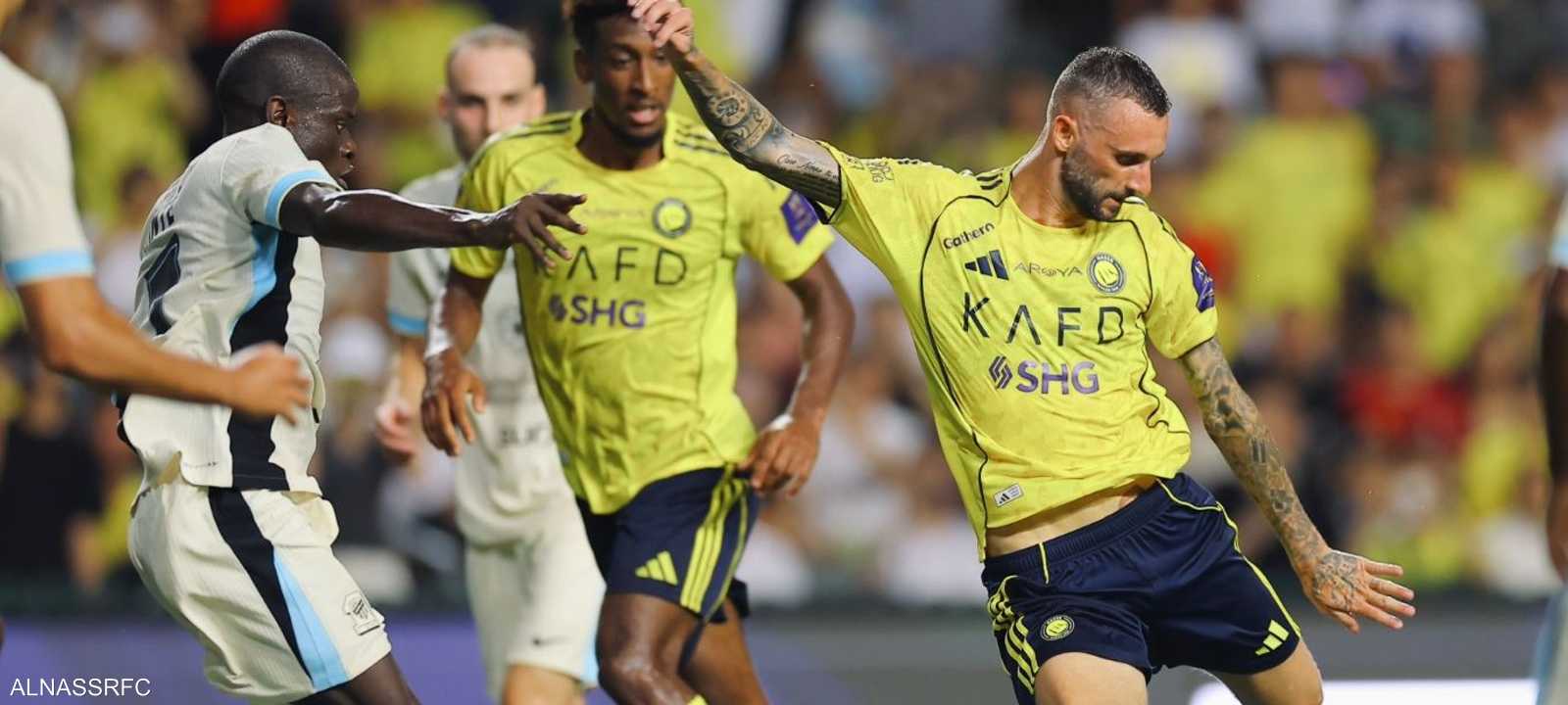 النصر أقصى الاتحاد من كأس السوبر السعودي رغم النقص العددي