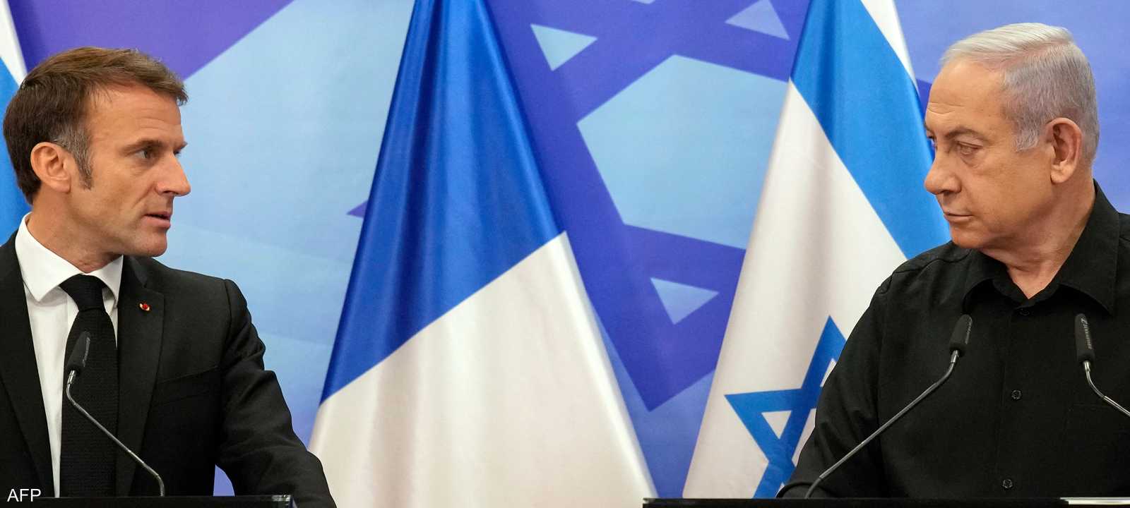 نتنياهو وماكرون