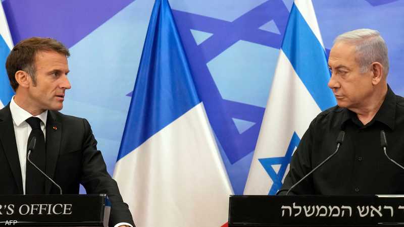 نتنياهو وماكرون