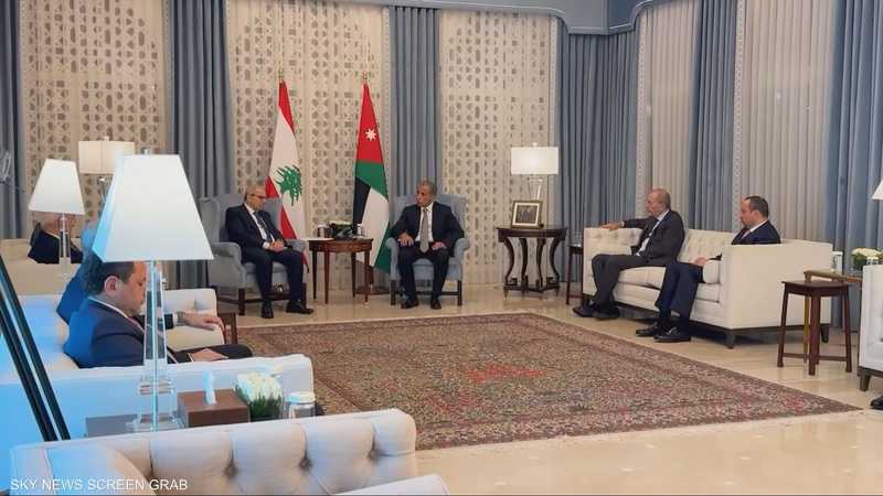 لبنان والأردن يبحثان التحديات الإقليمية