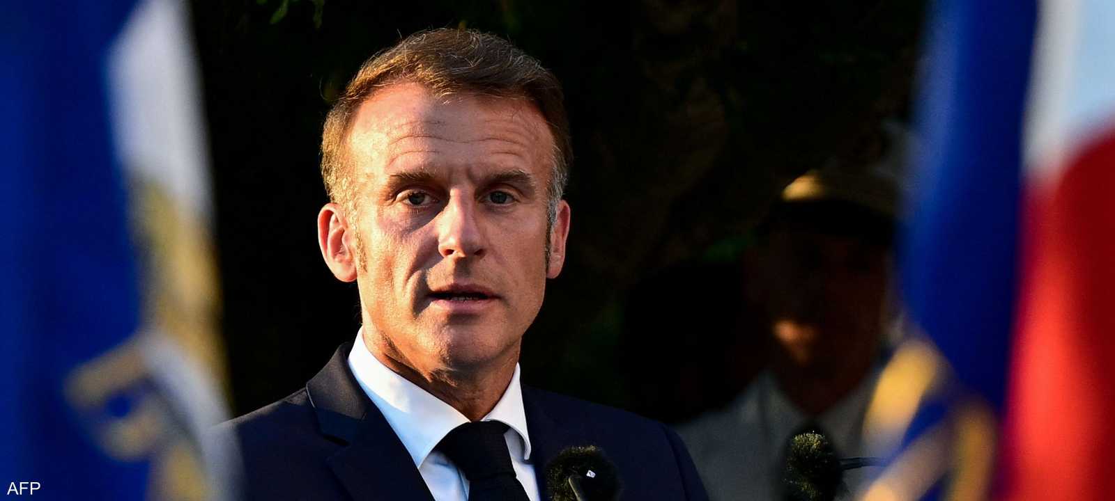 الرئيس الفرنسي إيمانويل ماكرون