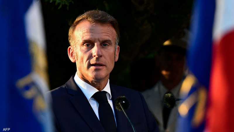 الرئيس الفرنسي إيمانويل ماكرون