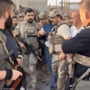 لحظة اعتقال زعيم جبهة الشعب في إقليم كردستان العراق
