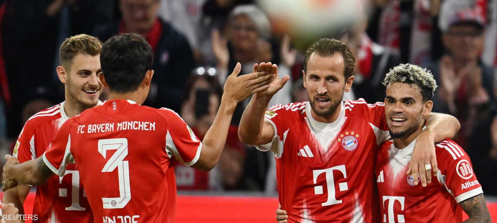 كين سجل هاتريك ودياز أحرز هدفه الأول مع بايرن