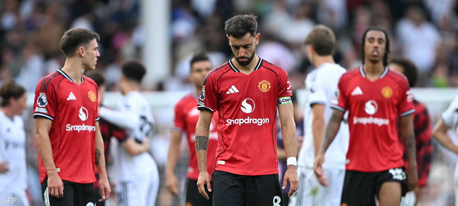 حسرة لاعبي مانشستر يونايتد