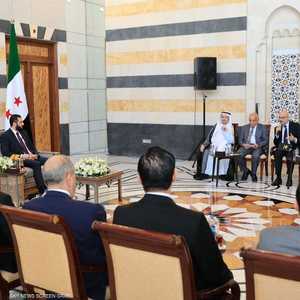 الشرع خلال لقائه وفدا إعلاميا عربيا