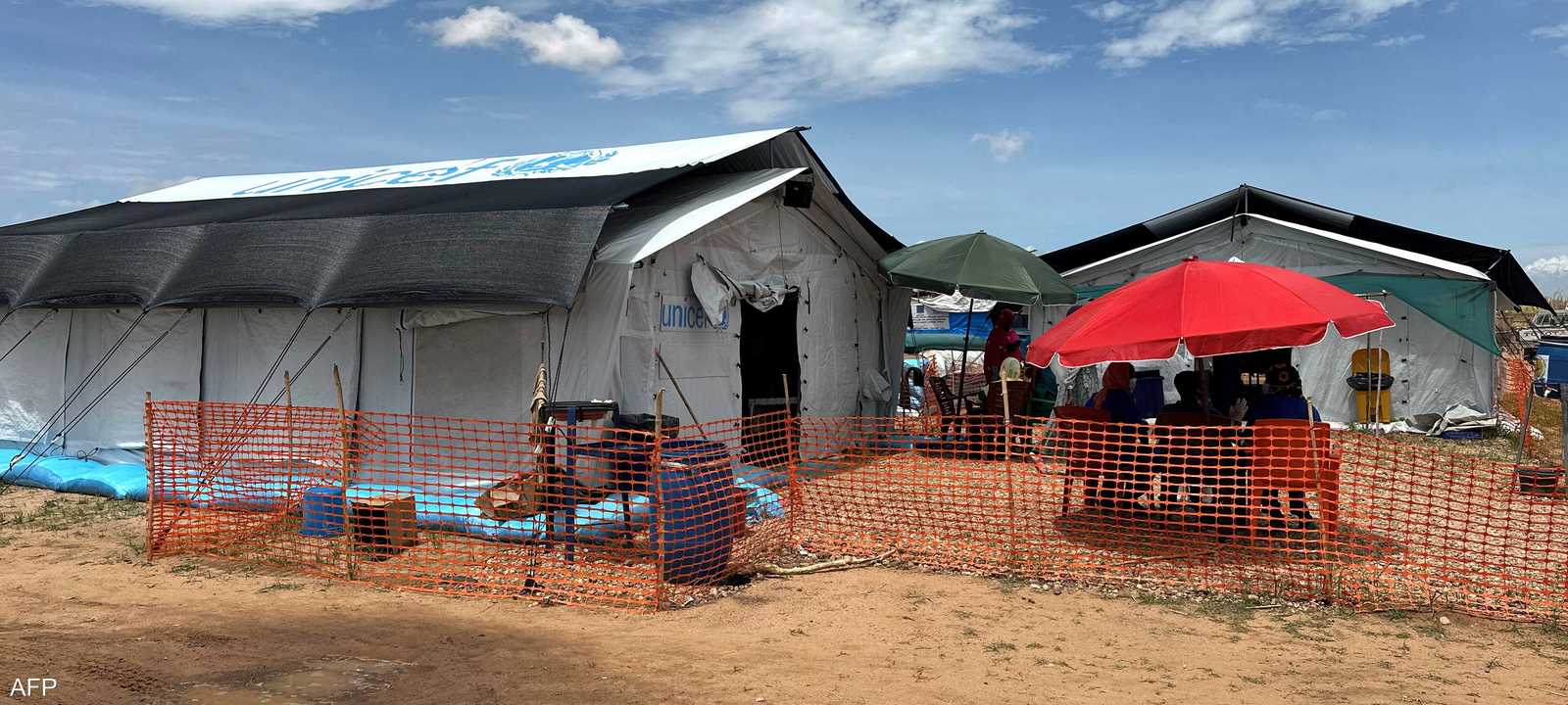 مركز عزل الكوليرا في السودان