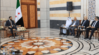 أحمد الشرع يستقبل وفدا إعلاميا عربيا