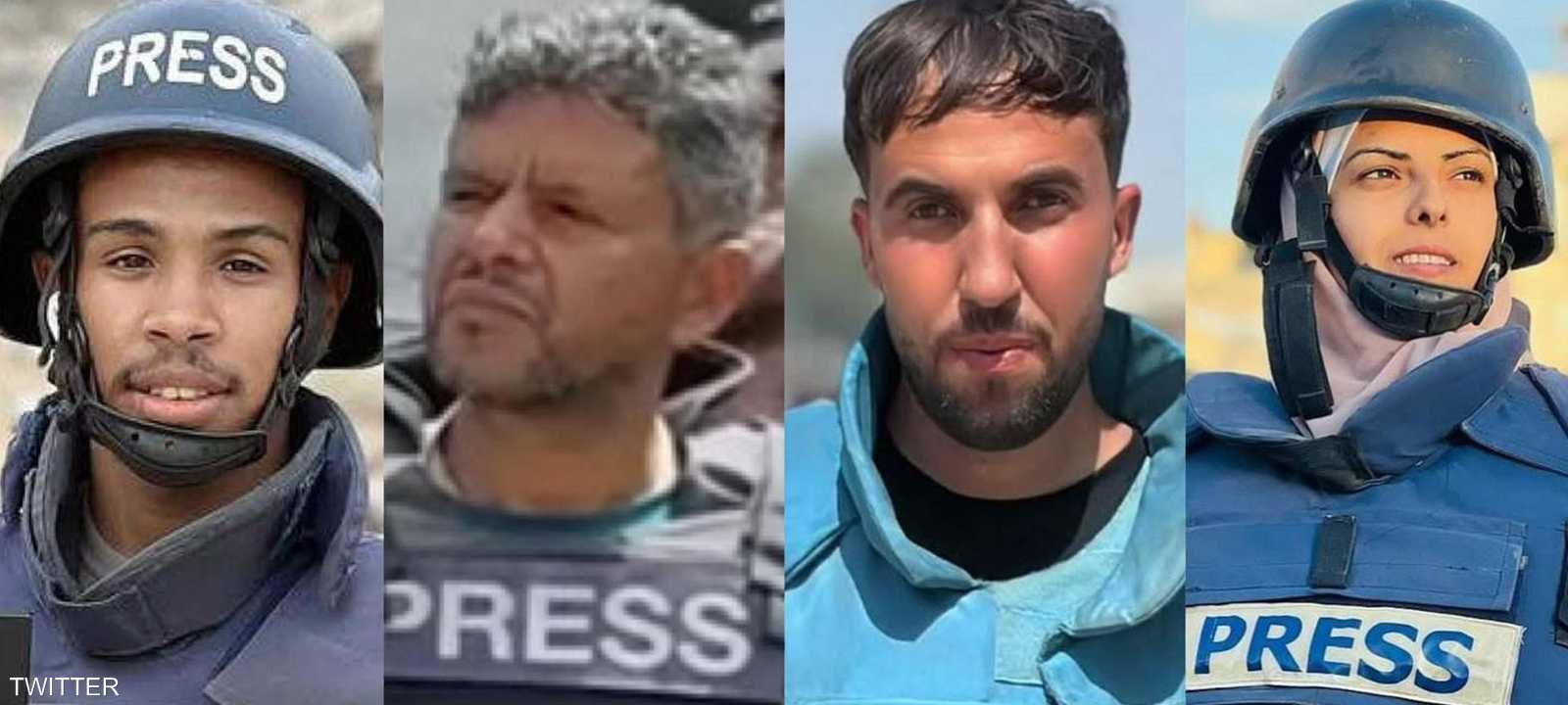 الصحفيون الذين قتلوا بقصف على مجمع ناصر الطبي