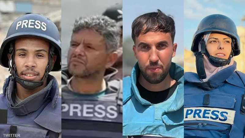 الصحفيون الذين قتلوا بقصف على مجمع ناصر الطبي