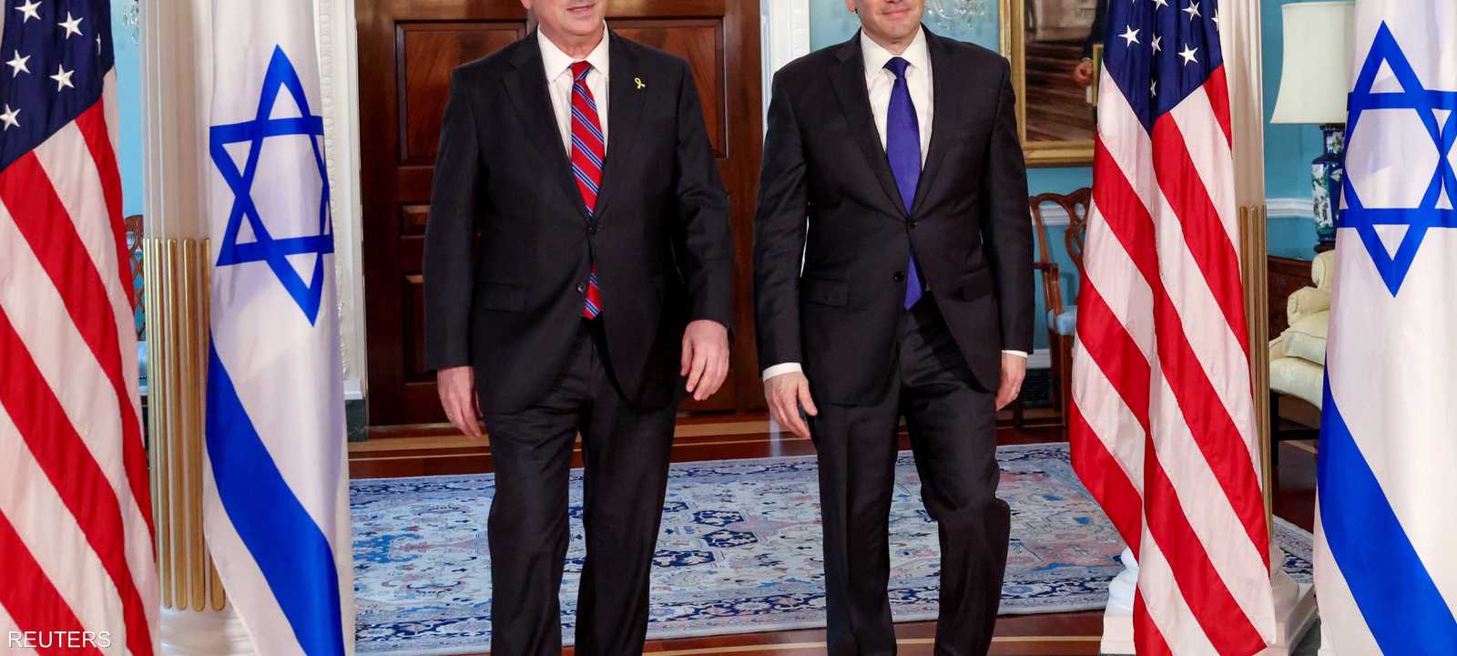 ساعر التقى نظيره الأميركي في واشنطن