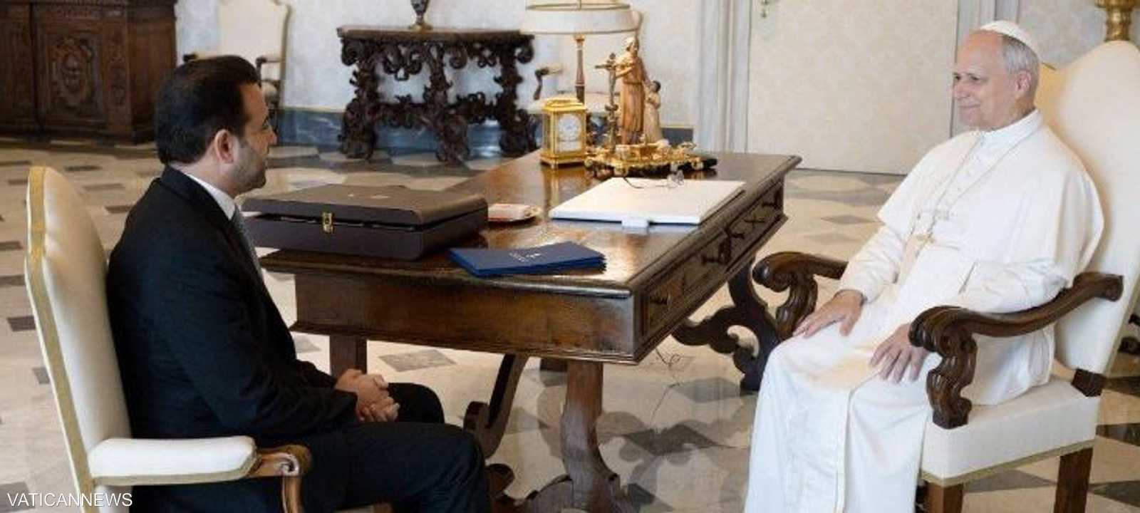 استقبل البابا لاون الرابع عشر، المستشار محمد عبد السلام