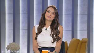 نانسي خوري جبروني بصبغة الشعر الأشقر بمسلسل سلمى